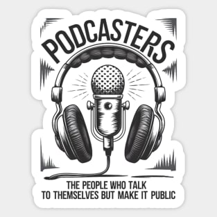 Podcasting Sticker